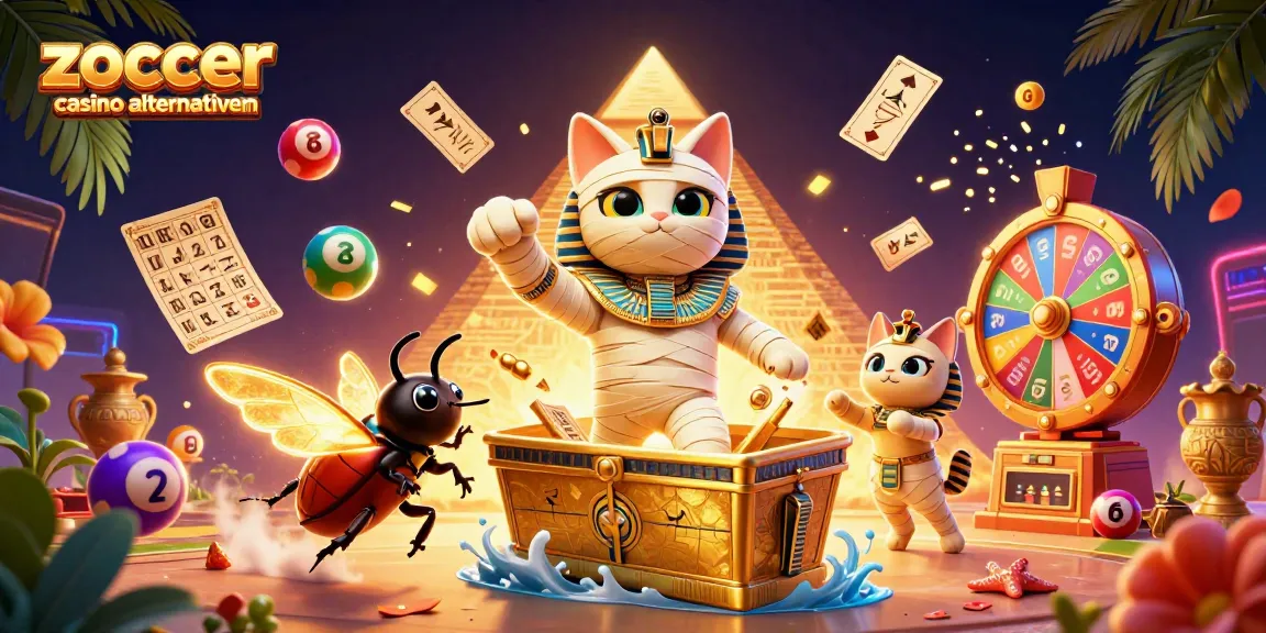 Erleben Sie die spannenden zoccer casino alternativen mit einem ägyptischen Mummy-Kater und einem skaraben Käfer.